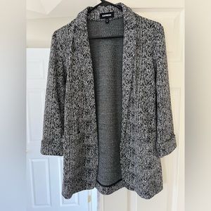 Express Stretchy black and white blazer
